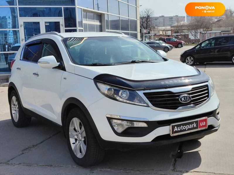 Kia Sportage, 2011, Газ пропан-бутан / Бензин, 2 л., 194 тис. км, Позашляховик / Кросовер, Білий, Харків 32185 фото