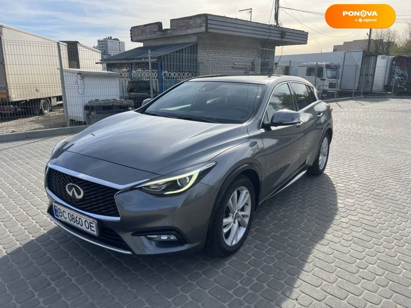 Infiniti QX30, 2017, Дизель, 1.46 л., 101 тис. км, Позашляховик / Кросовер, Сірий, Львів 34382 фото