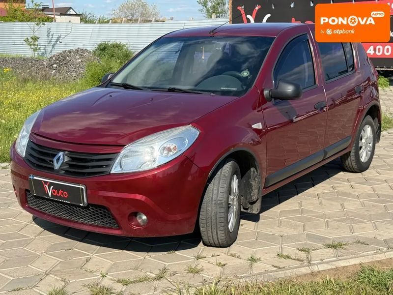 Renault Sandero, 2011 р., Бензин, 170 тис. км, Хетчбек, Червоний, Миколаїв AT-10417610 фото