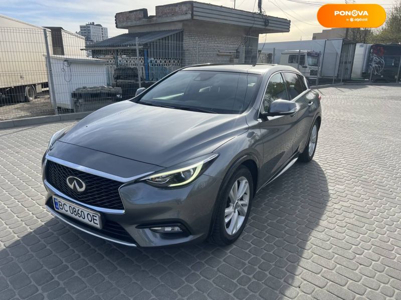 Infiniti QX30, 2017, Дизель, 1.46 л., 101 тыс. км, Внедорожник / Кроссовер, Серый, Львов 34382 фото