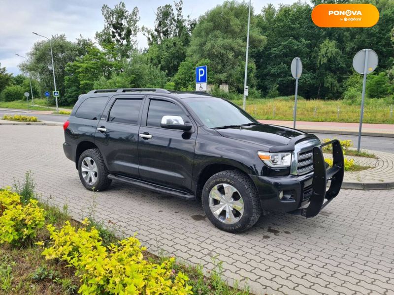 Toyota Sequoia, 2008, Газ пропан-бутан / Бензин, 5.66 л., 200 тис. км, Позашляховик / Кросовер, Чорний, Львів Cars-Pr-65754 фото