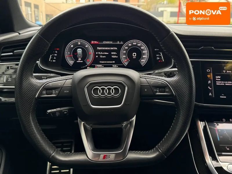 Audi Q8, 2018 р., Дизель, 179 тис. км, Позашляховик / Кросовер, Синій, Львів AT-10418593 фото