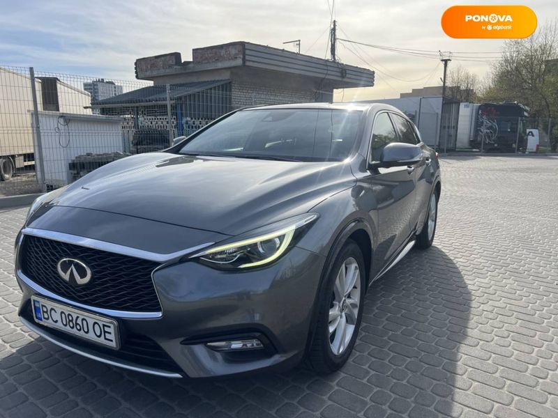 Infiniti QX30, 2017, Дизель, 1.46 л., 101 тыс. км, Внедорожник / Кроссовер, Серый, Львов 34382 фото