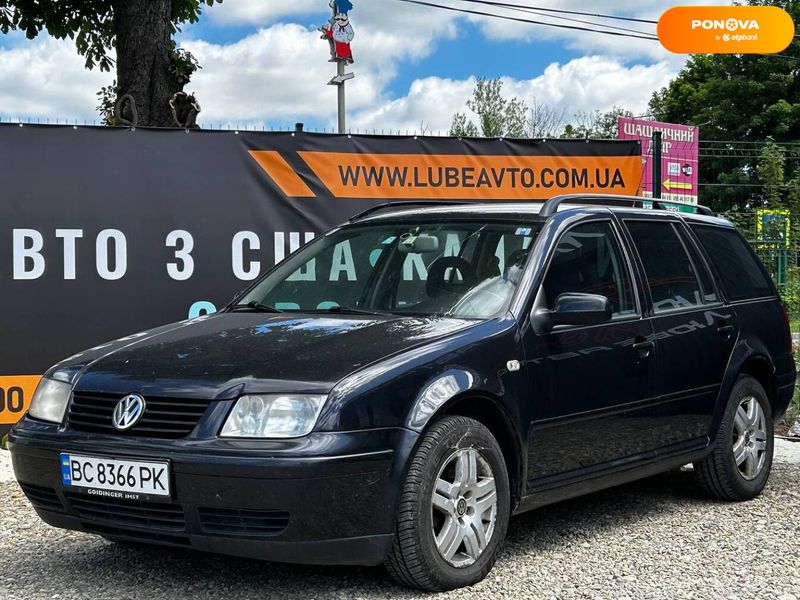 Volkswagen Bora, 2002, Дизель, 1.9 л., 300 тис. км, Седан, Чорний, Стрий 109618 фото