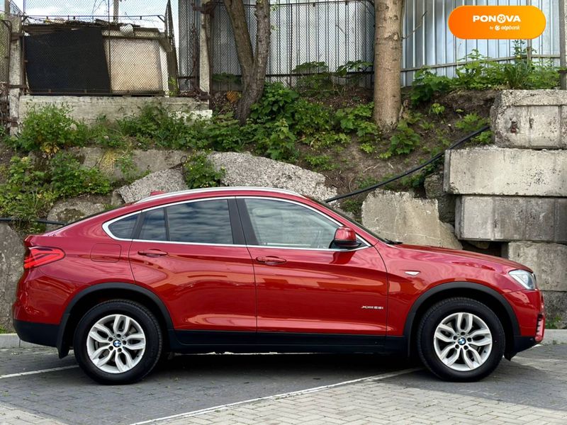 BMW X4, 2016, Бензин, 2 л., 108 тыс. км, Внедорожник / Кроссовер, Красный, Львов 49518 фото