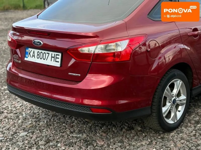 Ford Focus, 2014 р., Бензин, 202 тис. км, Седан, Червоний, Софіївська Борщагівка AT-10416334 фото