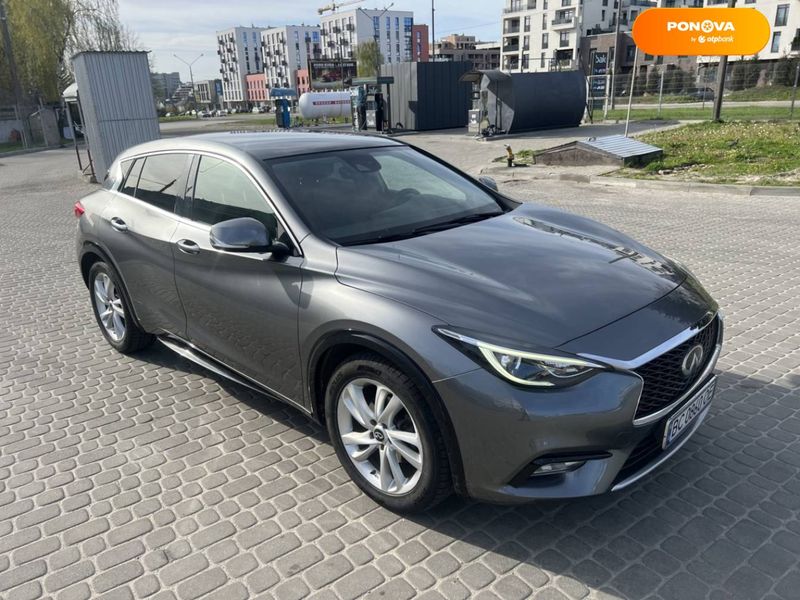 Infiniti QX30, 2017, Дизель, 1.46 л., 101 тис. км, Позашляховик / Кросовер, Сірий, Львів 34382 фото