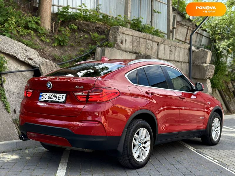 BMW X4, 2016, Бензин, 2 л., 108 тыс. км, Внедорожник / Кроссовер, Красный, Львов 49518 фото