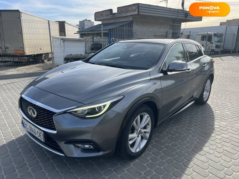 Infiniti QX30, 2017, Дизель, 1.46 л., 101 тыс. км, Внедорожник / Кроссовер, Серый, Львов 34382 фото