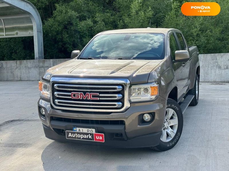 GMC Canyon, 2017, Бензин, 3.6 л., 140 тис. км, Пікап, Коричневий, Київ 46297 фото