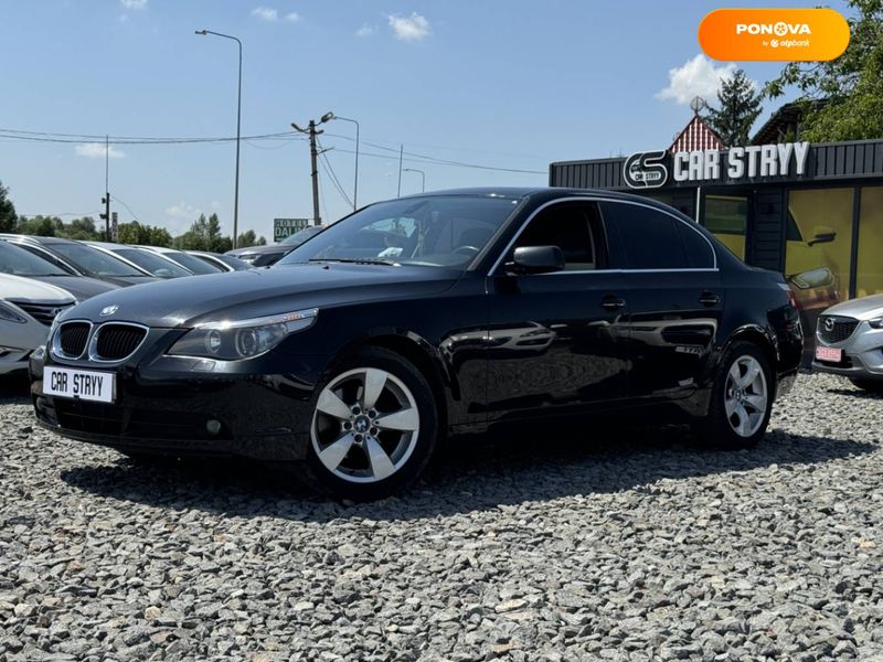 BMW 5 Series, 2004, Бензин, 2.17 л., 228 тыс. км, Седан, Чорный, Стрый 108394 фото