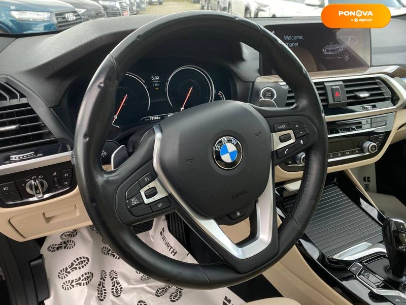 BMW X3, 2018, Бензин, 2 л., 121 тис. км, Позашляховик / Кросовер, Сірий, Львів 46197 фото
