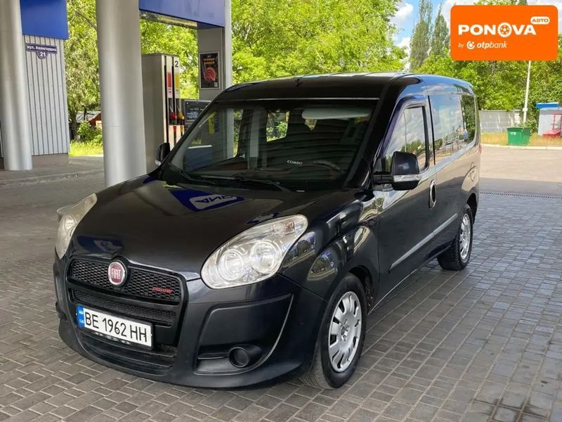 Fiat Doblo, 2010 р., Дизель, 231 тис. км, Мінівен, Чорний, Миколаїв AT-10403837 фото