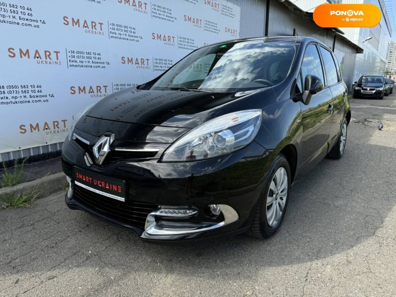 Renault Scenic, 2014, Дизель, 1.46 л., 169 тис. км, Мінівен, Чорний, Київ 107622 фото