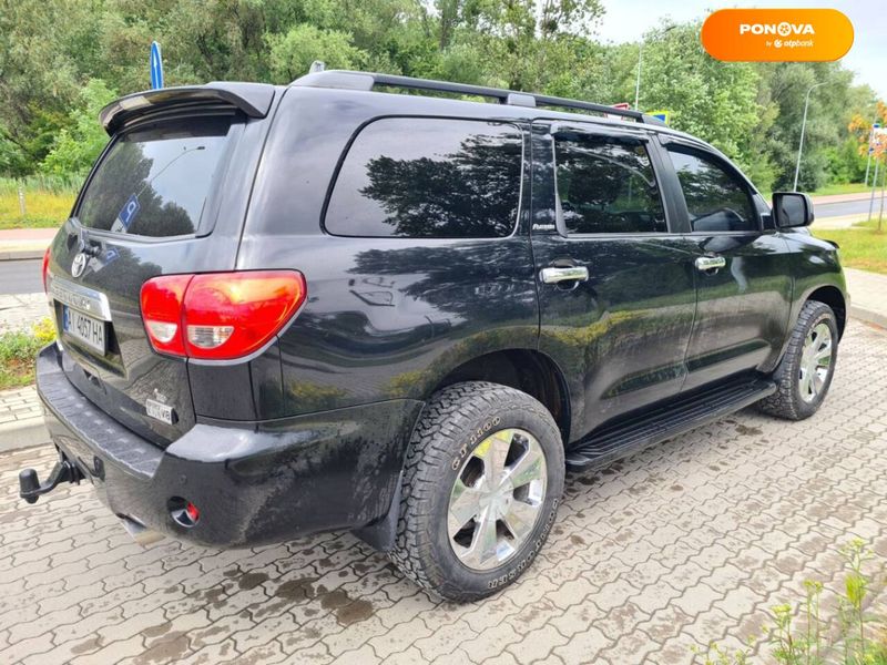 Toyota Sequoia, 2008, Газ пропан-бутан / Бензин, 5.66 л., 200 тис. км, Позашляховик / Кросовер, Чорний, Львів Cars-Pr-65754 фото