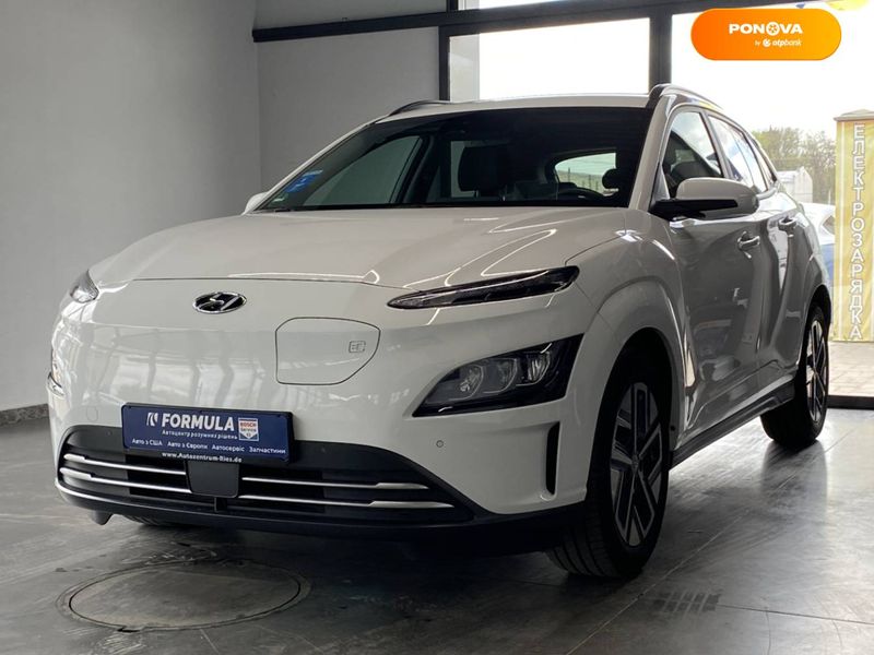 Hyundai Kona Electric, 2021, Електро, 20 тыс. км, Внедорожник / Кроссовер, Белый, Нововолынск 44592 фото