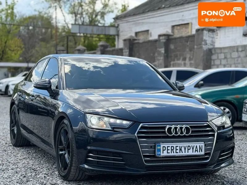 Audi A4, 2016 г., Бензин, 163 тыс. км, Седан, Чорный, Днепр (Днепропетровск) AT-10417790 фото
