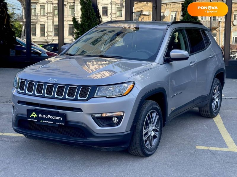 Jeep Compass, 2019, Бензин, 2.36 л., 41 тис. км, Позашляховик / Кросовер, Сірий, Київ 107400 фото