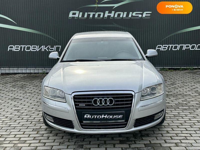 Audi A8, 2009, Бензин, 4.2 л., 160 тис. км, Седан, Сірий, Вінниця 99300 фото