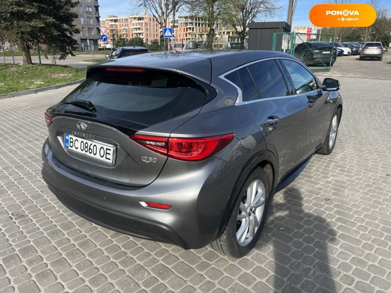 Infiniti QX30, 2017, Дизель, 1.46 л., 101 тис. км, Позашляховик / Кросовер, Сірий, Львів 34382 фото