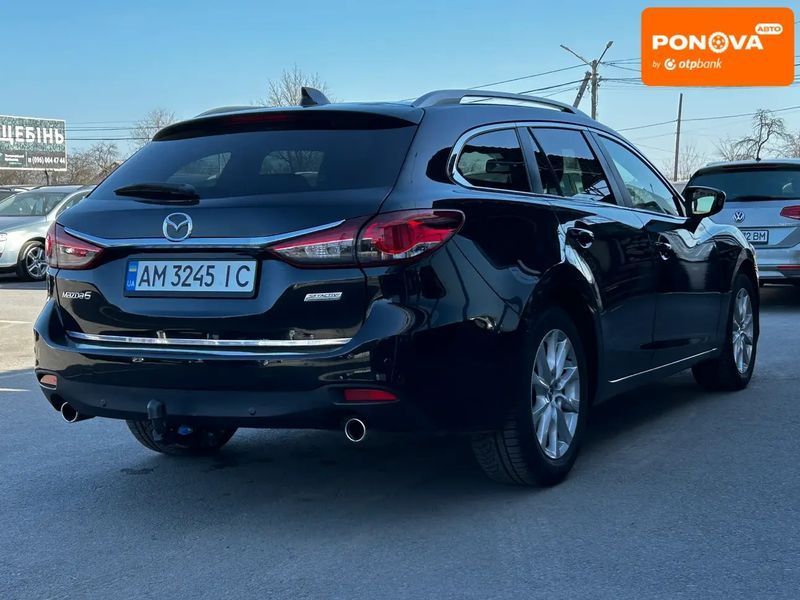 Mazda 6, 2014 г., Дизель, 264 тыс. км, Универсал, Чорный, Житомир AT-10414485 фото