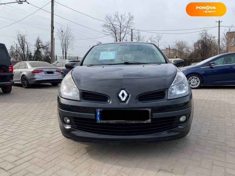 Renault Clio, 2008, Газ пропан-бутан / Бензин, 1.2 л., 167 тис. км, Універсал, Чорний, Кривий Ріг 53400 фото