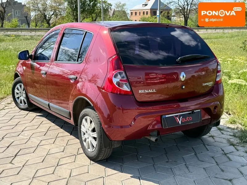 Renault Sandero, 2011 р., Бензин, 170 тис. км, Хетчбек, Червоний, Миколаїв AT-10417610 фото