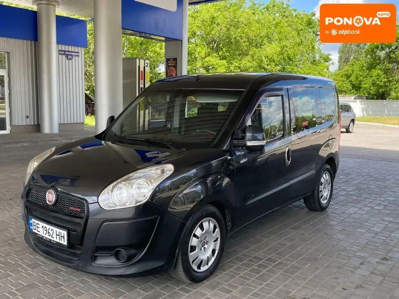 Fiat Doblo, 2010 р., Дизель, 231 тис. км, Мінівен, Чорний, Миколаїв AT-10403837 фото