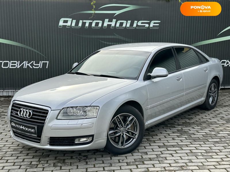 Audi A8, 2009, Бензин, 4.2 л., 160 тыс. км, Седан, Серый, Винница 99300 фото