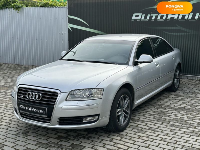 Audi A8, 2009, Бензин, 4.2 л., 160 тыс. км, Седан, Серый, Винница 99300 фото