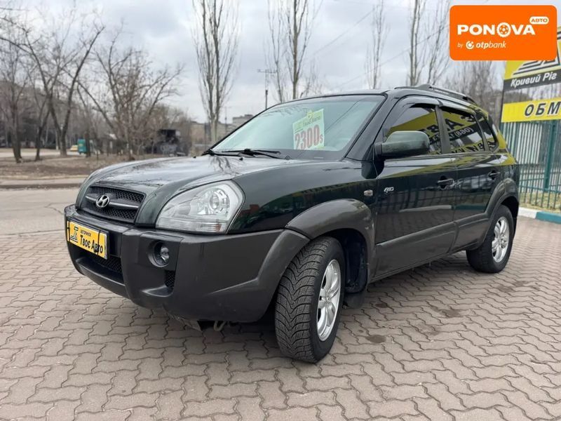 Hyundai Tucson, 2006 р., Газ пропан-бутан / Бензин, 250 тис. км, Позашляховик / Кросовер, Чорний, Кривий Ріг AT-10410217 фото