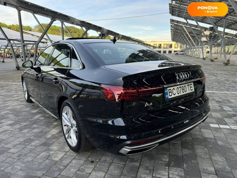 Audi A4, 2022, Бензин, 1.98 л., 31 тыс. км, Седан, Чорный, Львов Cars-Pr-65695 фото