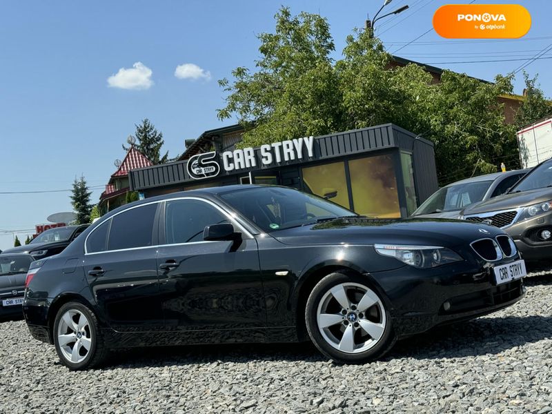 BMW 5 Series, 2004, Бензин, 2.17 л., 228 тыс. км, Седан, Чорный, Стрый 108394 фото