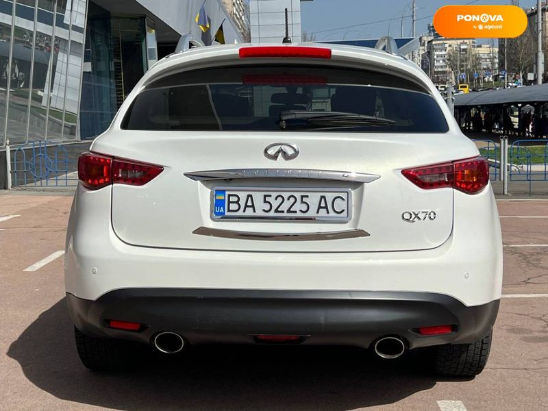 Infiniti QX70, 2014, Дизель, 2.99 л., 66 тыс. км, Внедорожник / Кроссовер, Белый, Киев 44293 фото