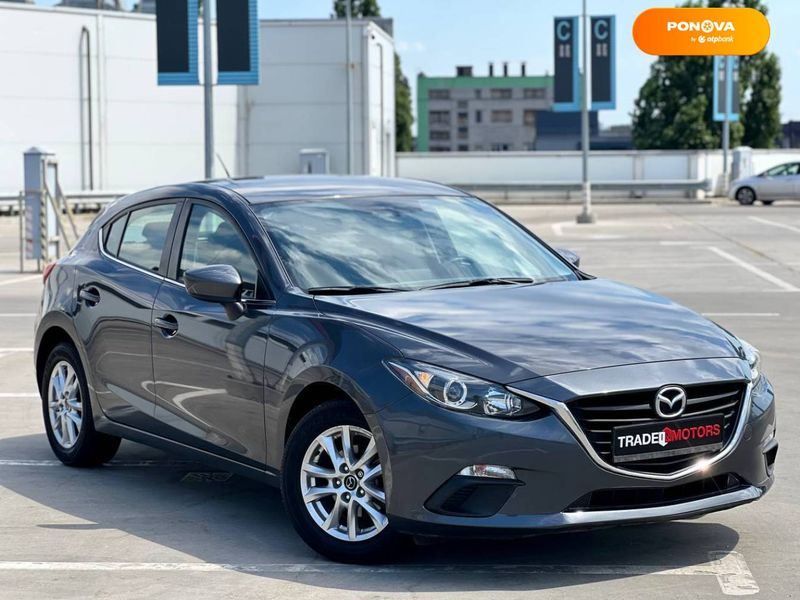 Mazda 3, 2016, Бензин, 2 л., 75 тис. км, Хетчбек, Сірий, Київ 107502 фото