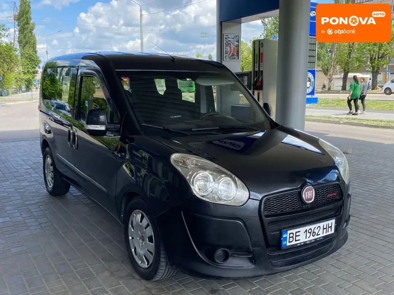 Fiat Doblo, 2010 р., Дизель, 231 тис. км, Мінівен, Чорний, Миколаїв AT-10403837 фото