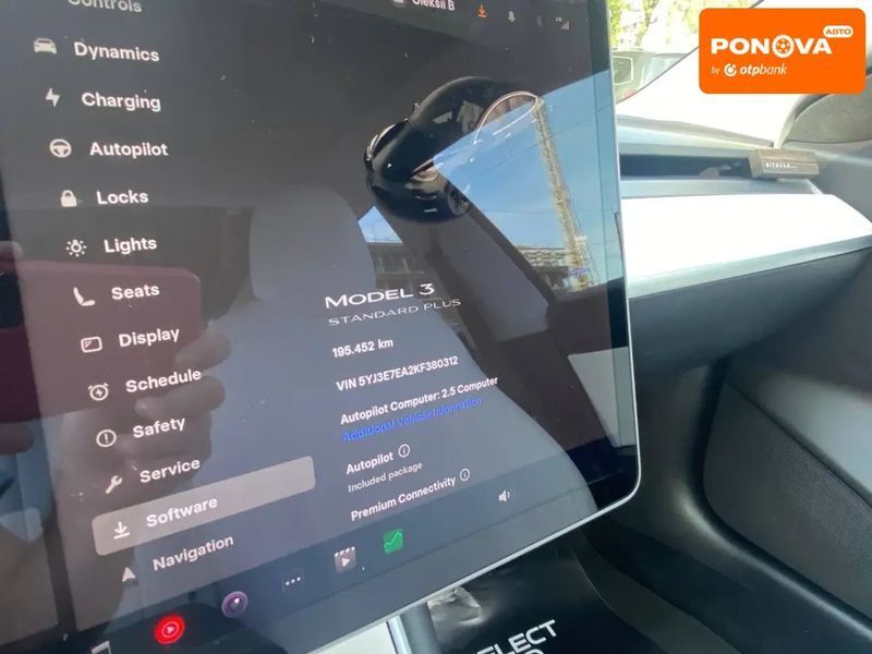 Tesla Model 3, 2019 г., Електро, 195 тыс. км, Седан, Чорный, Львов AT-10400627 фото