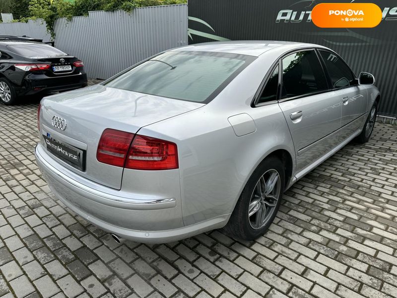 Audi A8, 2009, Бензин, 4.2 л., 160 тыс. км, Седан, Серый, Винница 99300 фото