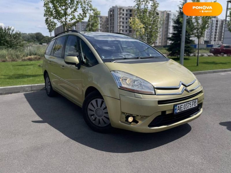 Citroen Grand C4 Picasso, 2007, Бензин, 2 л., 210 тис. км, Мінівен, Жовтий, Дніпро (Дніпропетровськ) 98948 фото