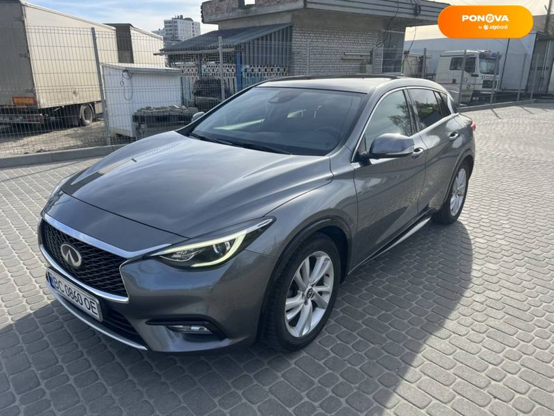 Infiniti QX30, 2017, Дизель, 1.46 л., 101 тис. км, Позашляховик / Кросовер, Сірий, Львів 34382 фото