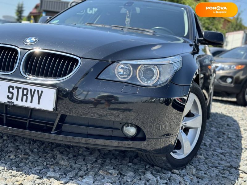 BMW 5 Series, 2004, Бензин, 2.17 л., 228 тис. км, Седан, Чорний, Стрий 108394 фото