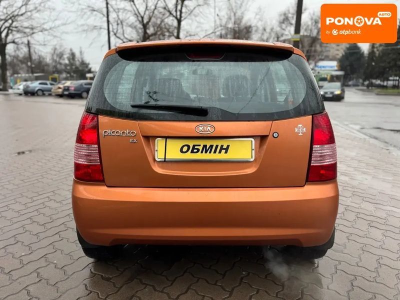 Kia Picanto, 2005 р., Бензин, 188 тис. км, Хетчбек, Помаранчевий, Кривий Ріг AT-10407037 фото