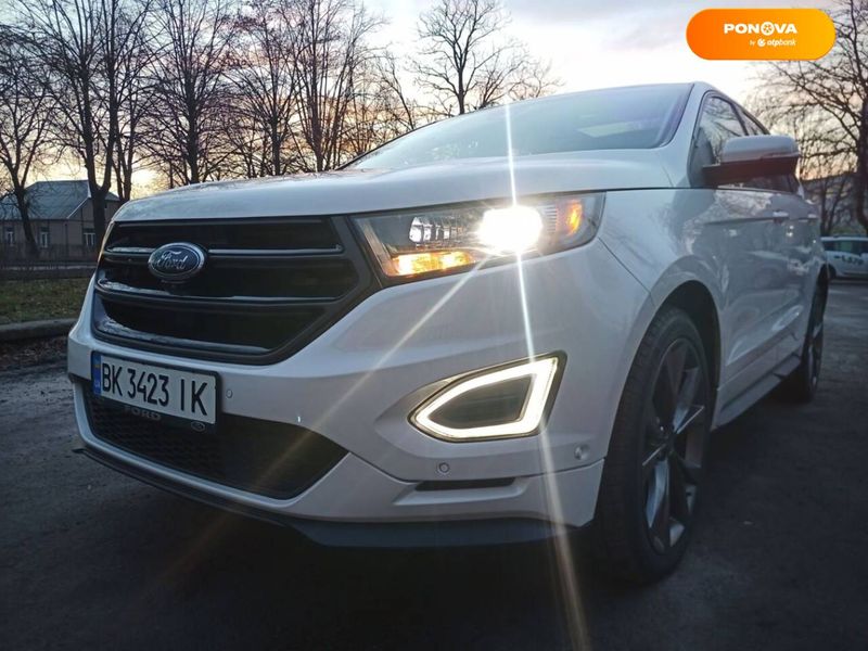 Ford Edge, 2016, Бензин, 2.7 л., 149 тыс. км, Внедорожник / Кроссовер, Белый, Ровно Cars-Pr-67797 фото