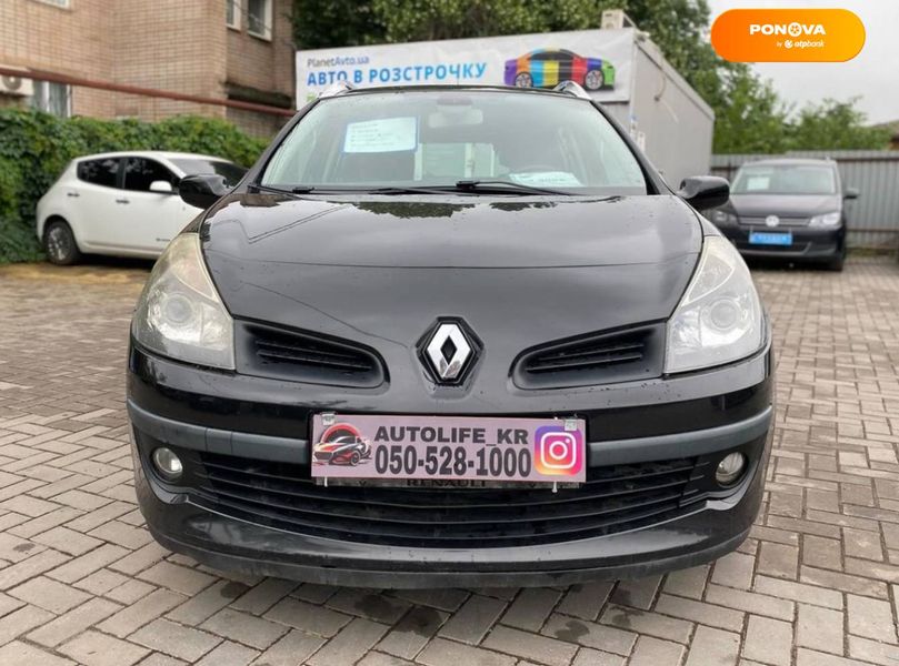 Renault Clio, 2008, Газ пропан-бутан / Бензин, 1.2 л., 167 тис. км, Універсал, Чорний, Кривий Ріг 53400 фото