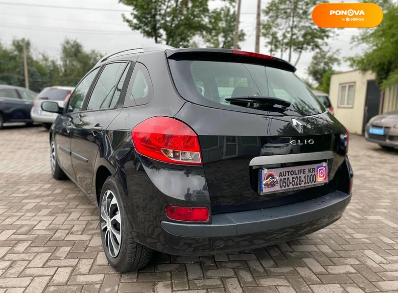 Renault Clio, 2008, Газ пропан-бутан / Бензин, 1.2 л., 167 тис. км, Універсал, Чорний, Кривий Ріг 53400 фото