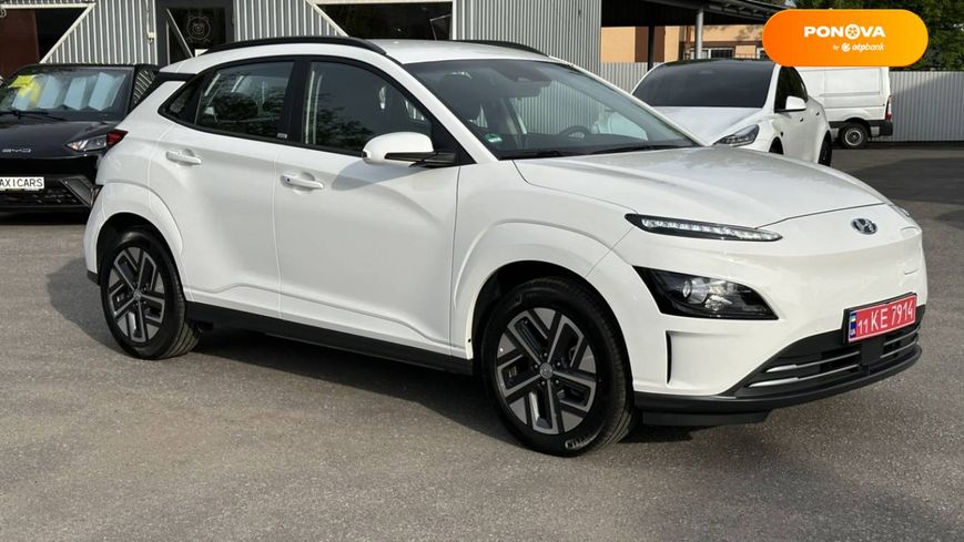 Hyundai Kona Electric, 2021, Електро, 17 тыс. км, Внедорожник / Кроссовер, Белый, Винница 40353 фото