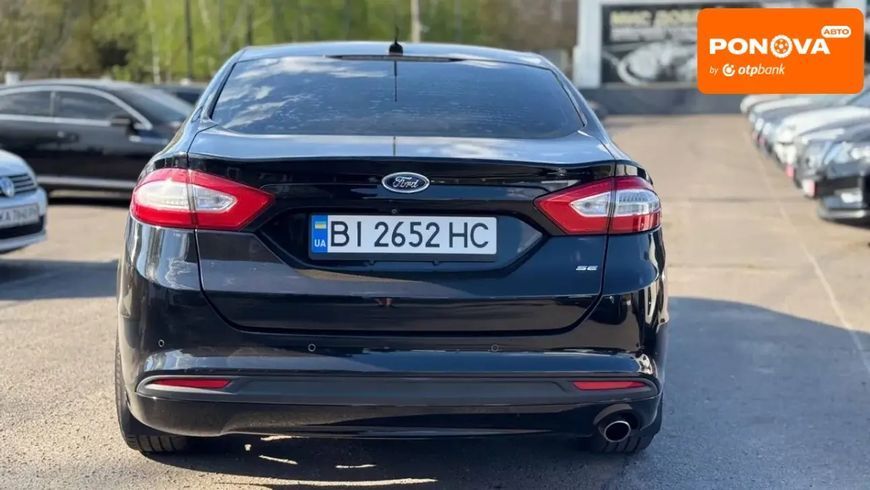 Ford Fusion, 2016 р., Газ пропан-бутан / Бензин, 170 тис. км, Седан, Чорний, Полтава AT-10416860 фото