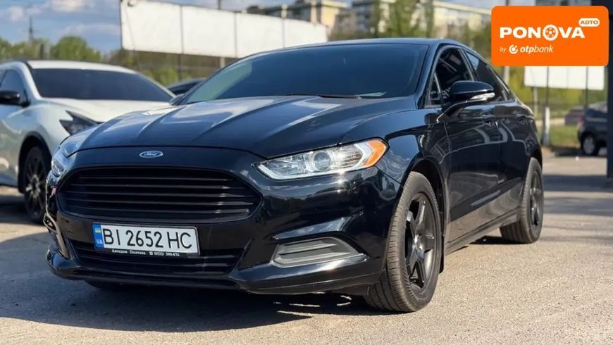 Ford Fusion, 2016 р., Газ пропан-бутан / Бензин, 170 тис. км, Седан, Чорний, Полтава AT-10416860 фото