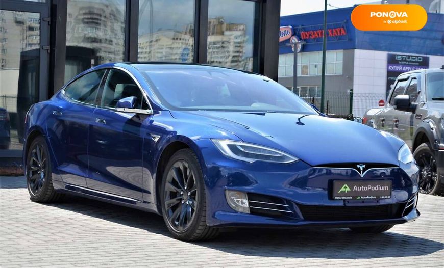 Tesla Model S, 2017, Електро, 58 тис. км, Ліфтбек, Синій, Київ 32140 фото