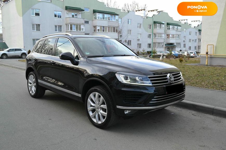 Volkswagen Touareg, 2015, Дизель, 3 л., 156 тис. км, Позашляховик / Кросовер, Чорний, Київ Cars-Pr-68905 фото